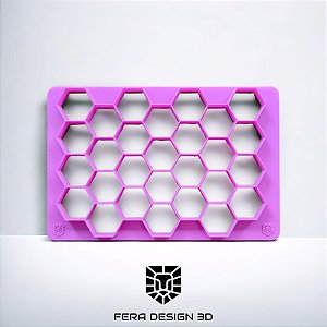 Placa Multicorte em 3D - Losângulos com 4cm