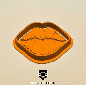 Cortador + Marcador - Beijo / Boca 1 (Dia Namorados)