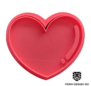 Cortador + Marcador - Coração Apaixonado