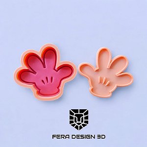 Cortador + Marcador - Mão do Mickey