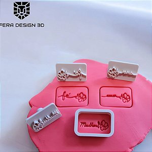 Cortador + Marcador - Mulher, Fé e Amor