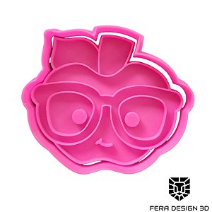 Cortador + Marcador -Maçã com óculos (Dia dos Professores)