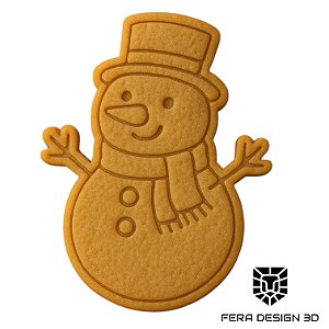 Cortador + Marcador - Boneco de Neve 3 (Natal)