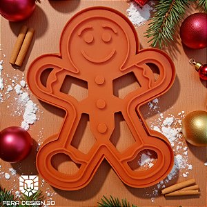 Cortador + Marcador - Super Gingerman (Natal)