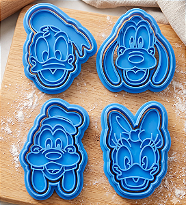 Cortador + Marcador - Kit Pluto, Pateta, Margarida e Donald