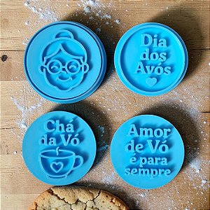 Cortador e Marcador 3D - Amor de Vó (Dia dos Avós)