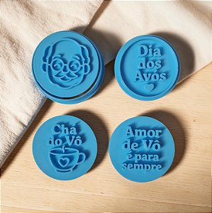 Cortador e Marcador 3D - Amor de Vô (Dia dos Avós)