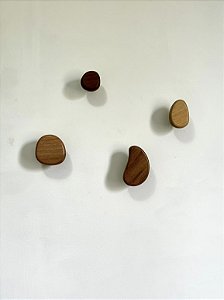 Conjunto Cabideiros de Parede Pedritas (4 Pçs)