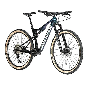 Bicicleta Groove Slap 7 Full Carbon Aro 29 12V Deore 2023 Azul Prism