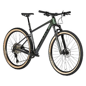 Bicicleta Groove Carbono RHYTHM 7 12V Verde / Grafite Fosco