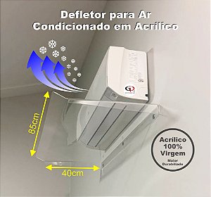 Defletor para Ar Condicionado 850mm(L)X400mm(P) (SKU 0000000602556)