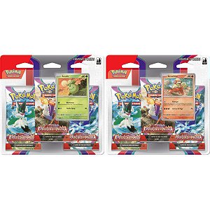 Pokemon Blister Triplo EV2 Escarlate e Violeta Evolucoes em Paldea Copag