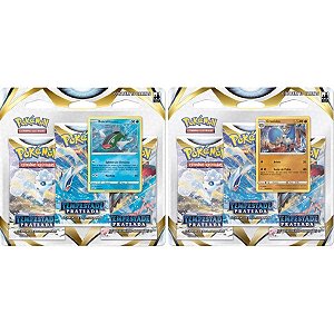 Pokemon Blister Triplo EE12 Tempestade Prateada Copag