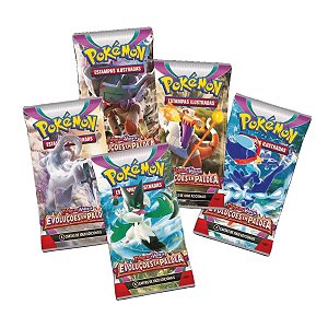 Pokemon Booster Unitário EV2 Escarlate e Violeta Evolucoes em Paldea Copag