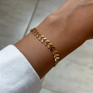 Pulseira Mia em Banho Ouro18k