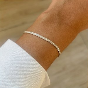 Pulseira Nanda Lacraia em Prata925