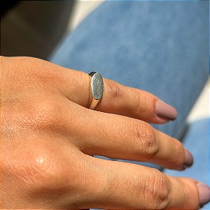 Anel Jade Liso em Prata925