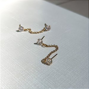 Brinco Ear Line Ponto de Luz