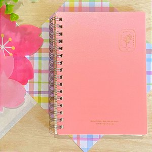 Caderneta Rosa Tom Pastel | Importada
