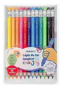 Lápis de Cor Apagável Big Color Joy 12 Cores | Leo & Leo