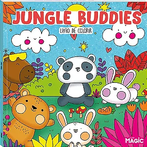 Livro de Colorir Jungle Buddies | Magic