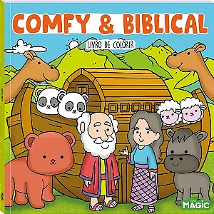 Livro de Colorir Comfy e Biblical | Magic