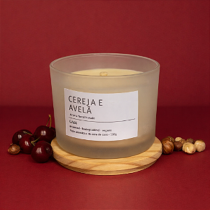 Vela Aromática Cereja e Avelã 100g