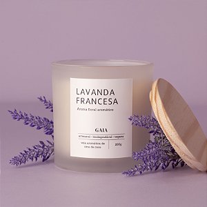 Vela Aromática Lavanda Francesa 200g