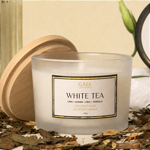 Vela Aromática White Tea 100g
