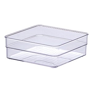 Organizador Diamond Paramount 15x15x5,2cm cristal