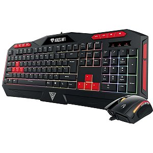 Kit Mouse e Teclado Gamer Gamdias Ares M1 - ARES-M1-COMBO-BR