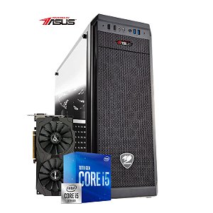 Computador Gamer PlayerID, série New Player, I5 10400F, RX 570 OC 8GB, 8GB RAM, SSD 240GB - CG-PID-NP-01E