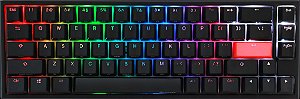 Teclado Mecânico Ducky Channel One 2 SF RGB Backlit Cherry MX Silver