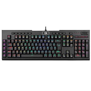 Teclado Óptico Redragon Brahma Pro RGB, Switch Óptico Vermelho - K586RGB-PRO-PT-RED