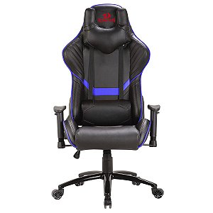 Cadeira Gamer Redragon Coeus, Cor Preta e Azul - C201-BB