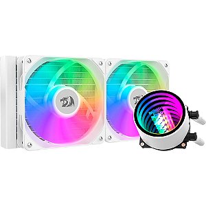 Water Cooler Redragon 240mm, ARGB AMD/INTEL Branco - CCW-3011W