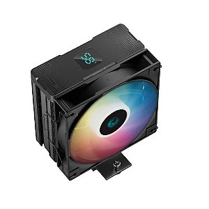 Cooler Para Processador Deepcool AG400 Digital Black ARGB com Display de Temp. e Uso - R-AG400-BKADMN-G-1