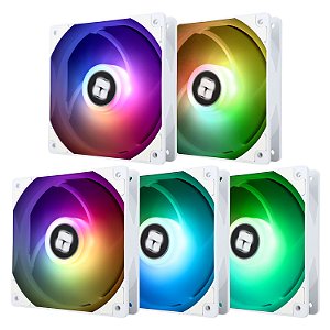 Kit Fan Thermalright 5 fans 120mm Argb White - TL-C12CW-S*5