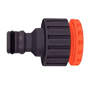Bico de Torneira Adaptador Fêmea Tramontina com Rosca 3/4" e Redução 1/2" em Plástico para Jardim