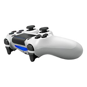 Controle DualShock sem fio para Playstation 4, Computador e Android Cor Branco