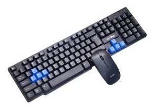 Kit Teclado E Mouse Sem Fio Game Keyboard Wireless Weibo 8011