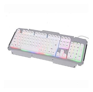 Teclado Gamer Gaming Backlighting Colorido Modelo M500 S Prata