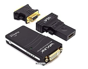 Extensor de Hdmi para mais uma Tela Wavlink Usb 2.0