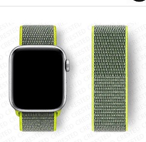 Pulseira De Nylon Para  Smartwarch  e Apple Relógio series se 6 5 4 3 2 1