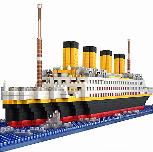 Navio Titanic 1860 Peças Estilo Lego
