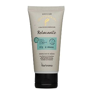 Creme hidratante mãos aromatherapy 60g - Via Aroma