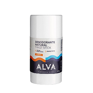 Desodorante natural twist stick citrus 55g - Alva