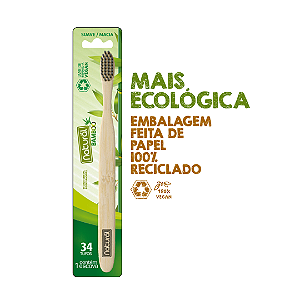 Escova dental natural bambu macia - Orgânico Natural