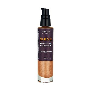 Protetor solar com iluminador Shine 50ml - Pink Cheeks