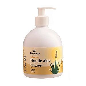 Sabonete flor de aloe face e corpo 480ml - Livealoe